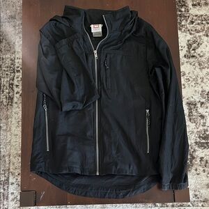 Avalanche Black Windbreaker Jacket